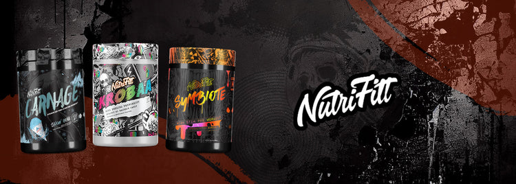 NutriFitt pre-workouts: Carnage, Krobaa and Symbiote