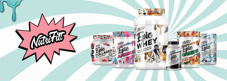NutriFitt Epic range including Epic Whey, Epic Greens, Epic Multi and Epic Creatine