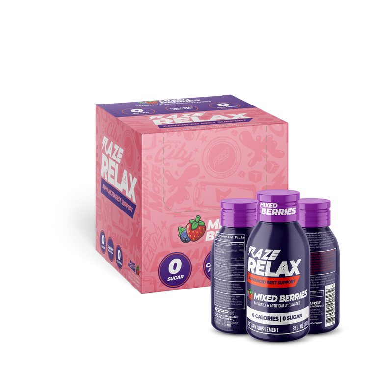 RAZE RELAX SHOTS - 4 PER BOX