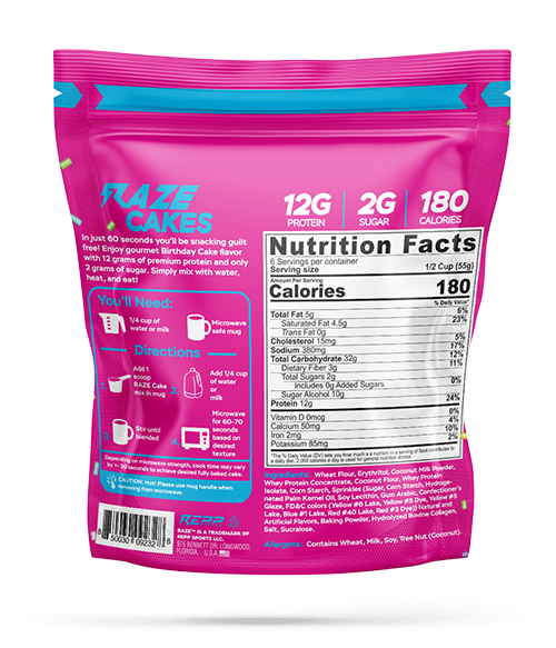 RAZE Protein Cakes