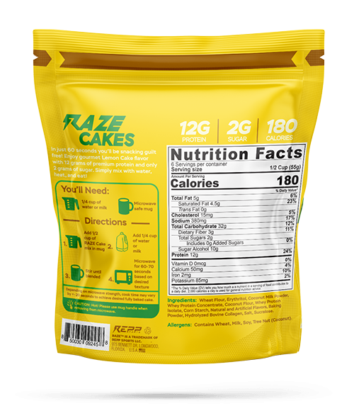 RAZE Protein Cakes